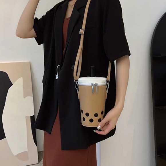 Handbags - Beautiful Cup and Straw Purse